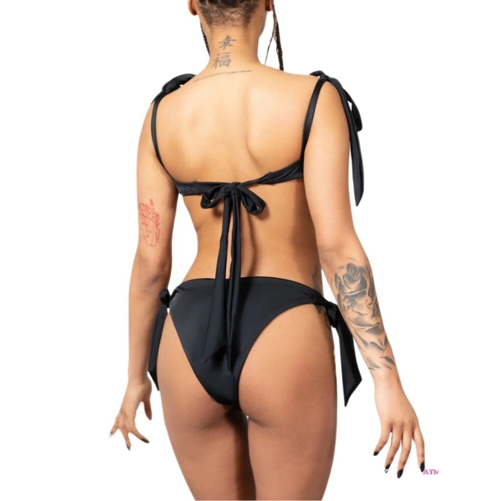 NWT Killstar Elaina Two-Piece Black Bikini SM - Picture 3 of 16